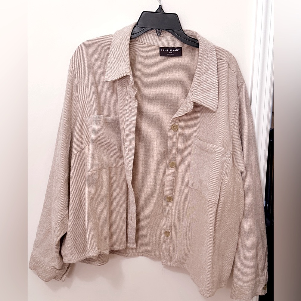 Lane Bryant Cropped Shacket